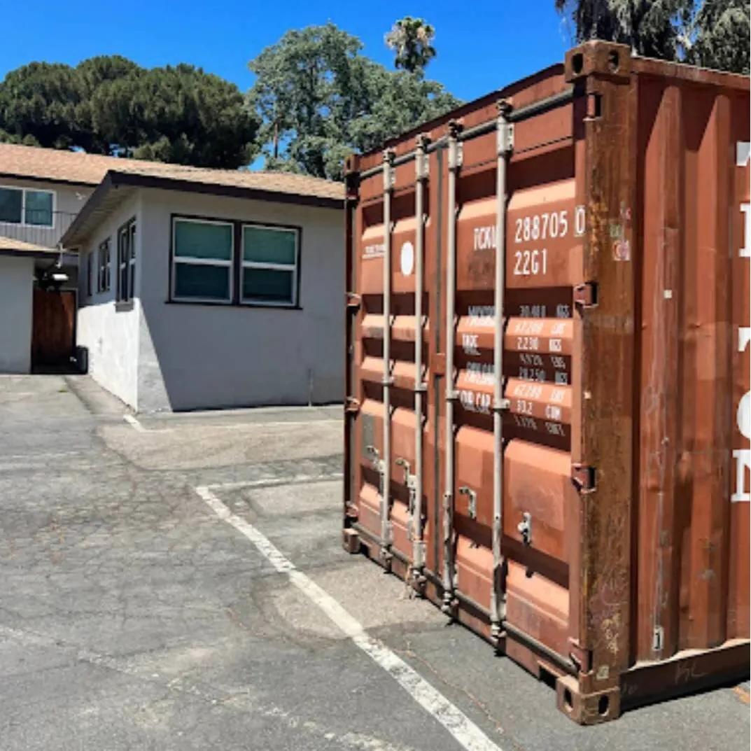 Used shipping container delivered to a Boxhub customer