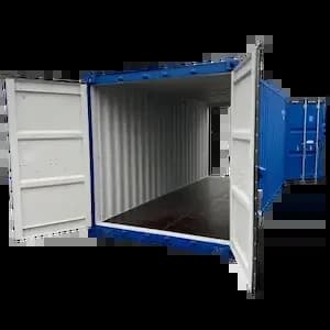 Double-door tunnel shipping container