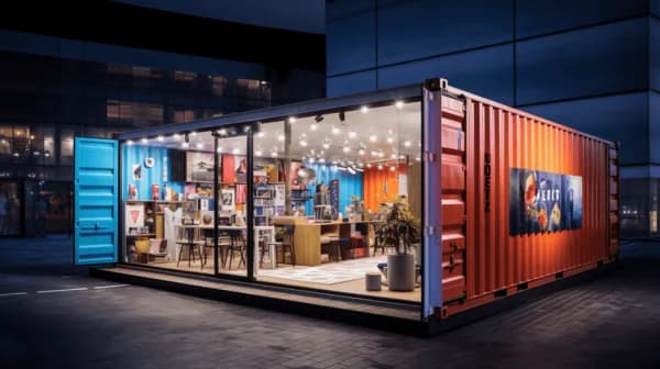Using Shipping Containers for Pop-Up Shops