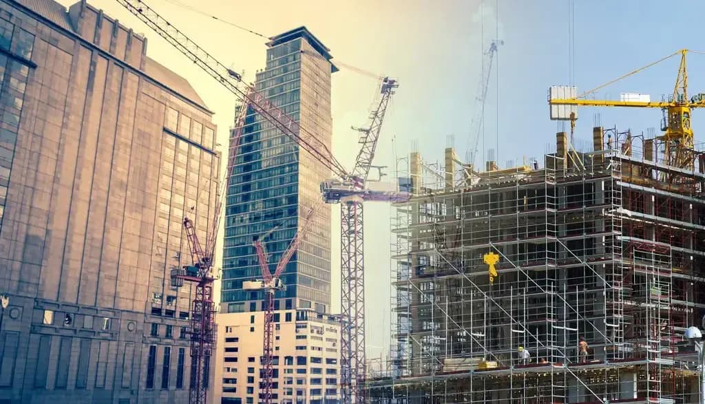 Commercial vs. Industrial Construction hero image