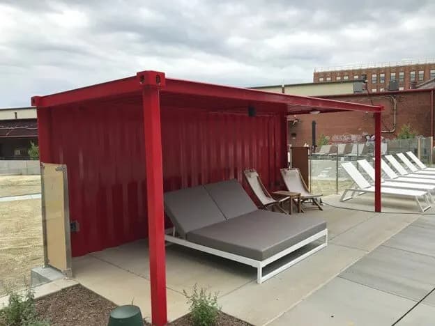 Container Patio by R.A.D Fabrication