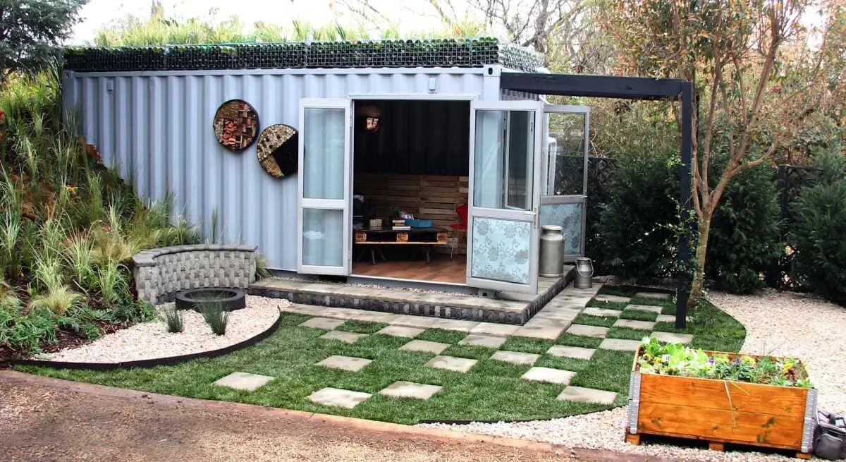 How to Build a Man-Cave or She-Shed with a Shipping Container hero image