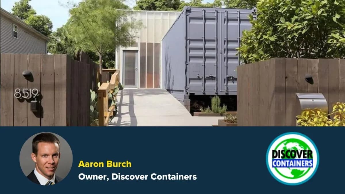 Q&A with Discover Containers Founder