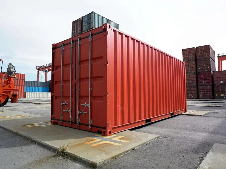 Shipping containers have a large, standardized storage capacity