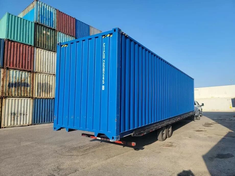 Shipping containers can be moved