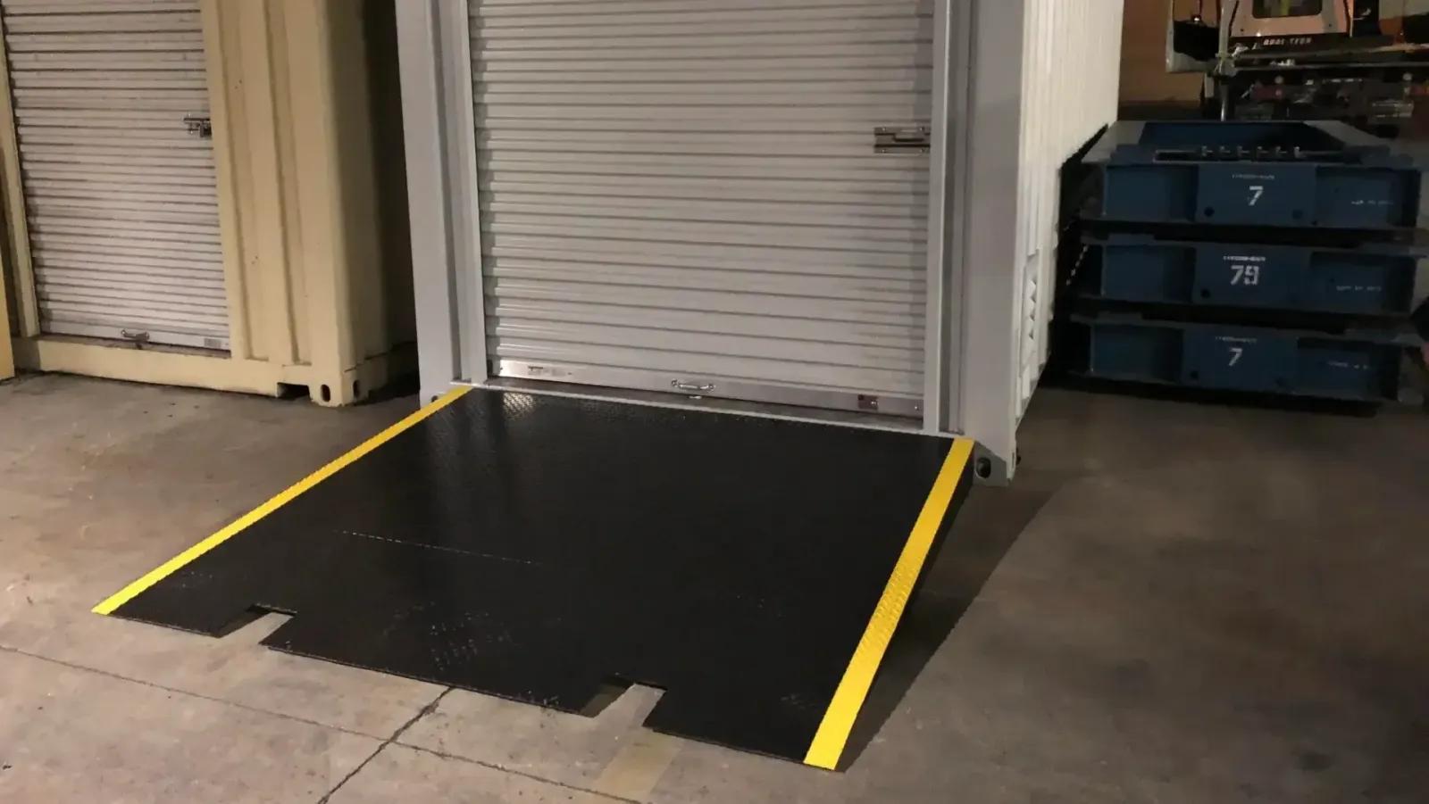 Container Ramps in use
