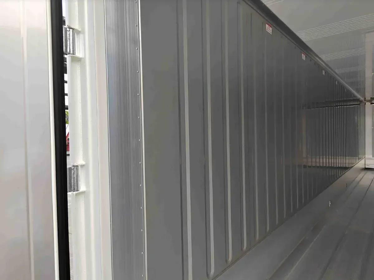 Reefer container ready for pick-up