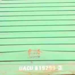 Roof of a shipping container
