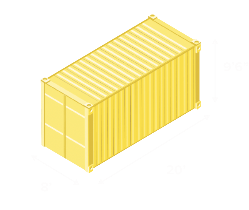 20ft high cube dimensions