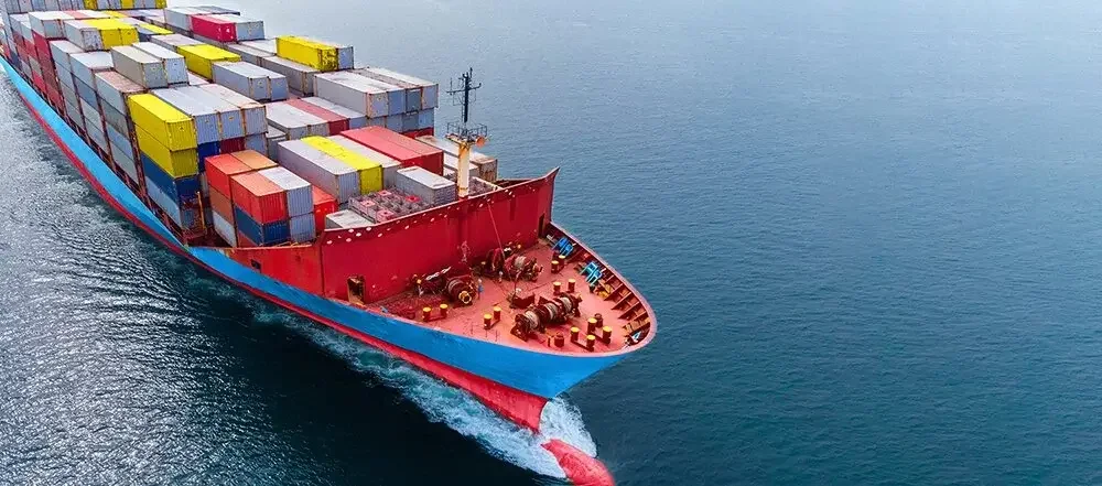 Shipping Containers on Boat